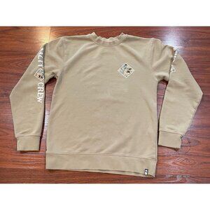 SALTY CREW BEIGE CREWNECK  SIZE SMALL